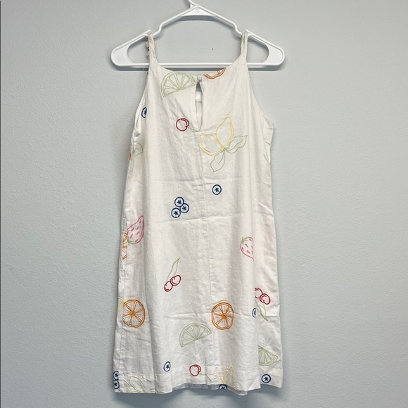 C&C California | White Embroidered Sundress w/Fruit - Picture 11 of 14